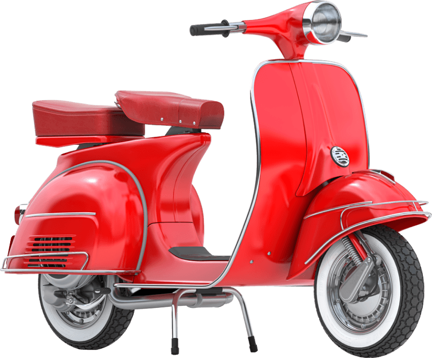 red vespa image loadig